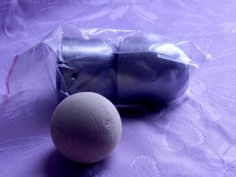 Соединение перила шар, цвет серый металлик, фотография 1